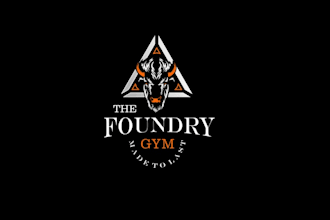 design awesome foundry gym fall apparel logo