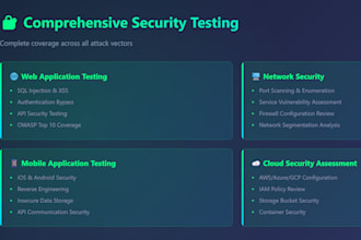 do web network pen test security vulnerability assessment