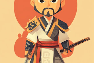 draw 2d game character for game art