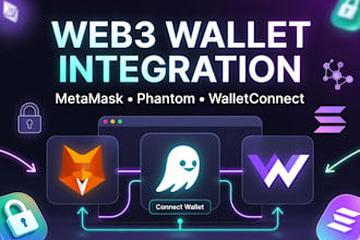 integrate web3 wallets like metamask, phantom, and walletconnect to your website