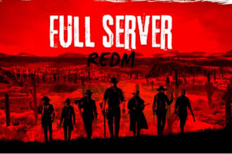 develop a custom redm server with a premium framework