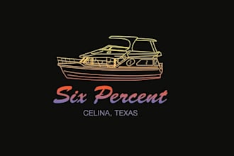 design awesome boat name logo