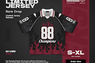 design a modern jersey for you