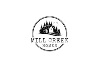 design modern focused home builder logo