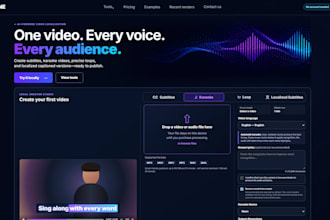 dub your faceless video to regional language plus caption