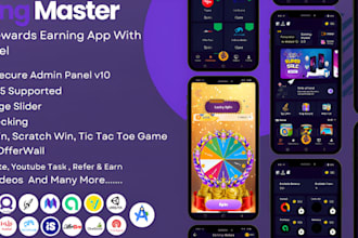 earning master android rewards earning app with admin panel