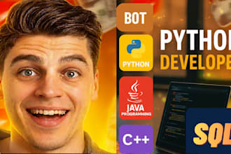 python developer, java programming, sql database, python programming, coder