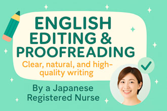 professionally edit and polish your  english content