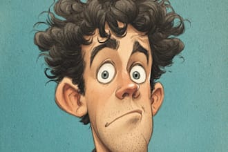 draw your portrait or charater in disney style