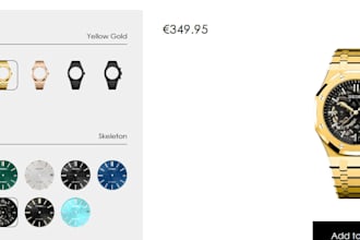 customize and configure your watch configurator on your website using kickflip