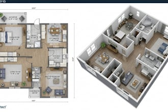 create 2d 3d floor plan in chief architect house plan architectural design