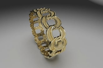 3d jewelry design of hip hop jewelry pendant,cuban bracelets necklace 3d print