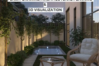 prepare permit ready landscape plans stamping site layout exterior design