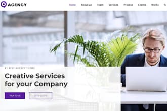 design wix recruitment agency website HR agency  human resources website