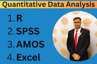 do quantitative data analysis using spss, amos, r