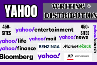press release distribution, yahoo press release, yahoo finance, news release