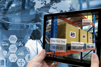 build ar logistic, ar warehouse management, ar driver training, supply chain app