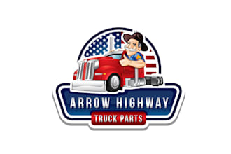create a cartoon truck website extraordinary logo