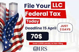 do US tax filing, US tax returns, llc tax, business tax 1120 5472 1040