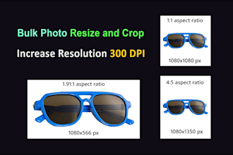 increase resolution 300 dpi, photo resize and crop