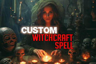 do a powerful custom spell, personalized witchcraft magic ritual