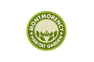 design garden fence promoting sugar glider habititat logo