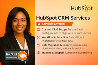 setup, fix hubspot CRM onboarding and workflow automation expert