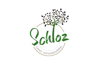 design super garden and landscape construction logo