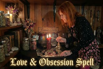 cast a powerful love obsession spell using white magic