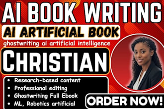 do ai ebook writing, christian book ghostwriting ai artificial intelligence