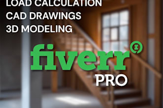 do structural analysis, load calculation, cad drawings and 3d modeling