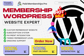 build wordpress paid memberships pro website memberpress armember subscription