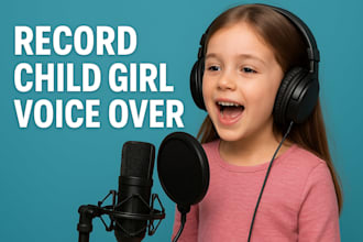 little girl voice over american kid