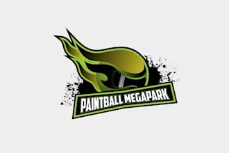 design excellent logo for a paintball area company search