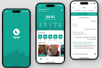build a custom islamic or muslim pro style app with quran, prayer times, tasbih
