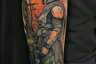 design a professional japanese tattoo design