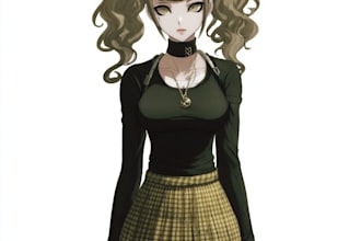 create your character as a danganronpa sprite