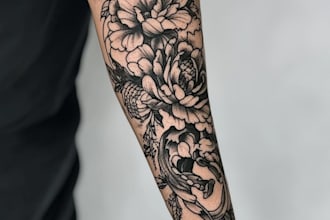unique realistic tattoo design