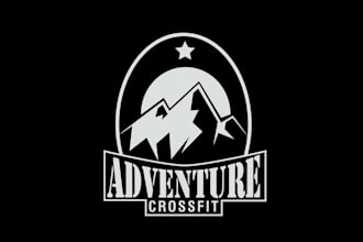 design attractive adventure crossfit logo
