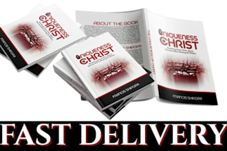 design fantasy and powerful christian book cover with KDP formatting and layout
