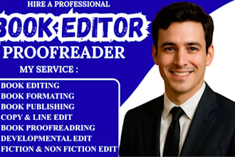 proofread, edit memoir, fantasy fiction novel, format romance, book editor