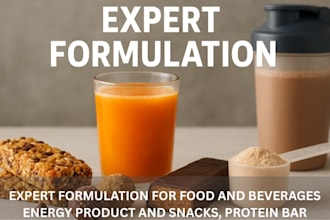 expert energy drink, snack and protein bar product formulation