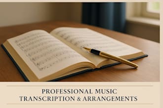 transcribe alto, tenor, or soprano sax music into clean, readable sheet music