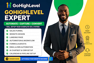 gohighlevel sales funnel, gohighlevel landing page and gohighlevel website