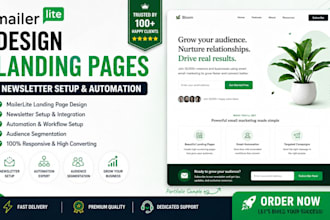 design mailerlite landing page mailerlite newsletter setup mailerlite automation