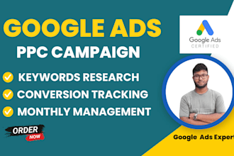 setup and optimize your google ads adwords PPC campaigns