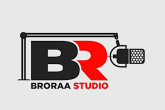 design music production, dj, film, studio record logo