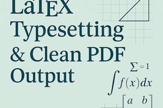 typeset word or handwritten notes into a latex PDF