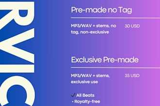 do beatmaking, mixing and mastering