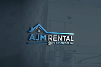 design professional rental properties logo